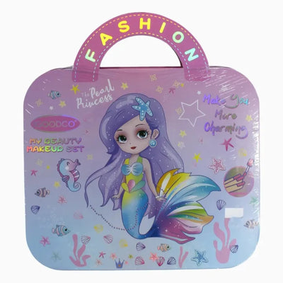 Kids Safe Premium Mermaid Makeup Kit – Complete, Portable & Non-Toxic Toy Set for Girls