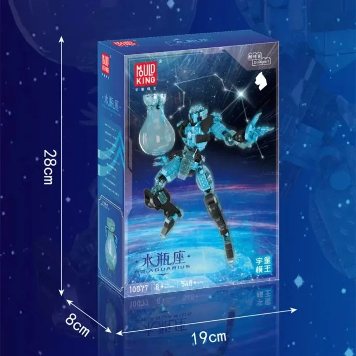 Mould King 10077 Zodiac Aquarius Building Blocks – 548 PCS DIY Model Set for Kids & Teens