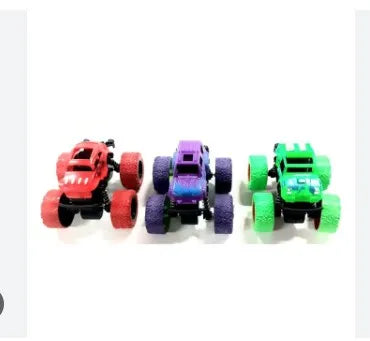 Stunt Off-Road Car Toy – 360° Rotation Friction Powered Monster Truck for Kids